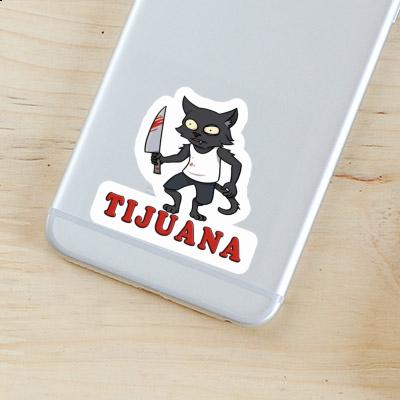 Psycho Cat Sticker Tijuana Gift package Image