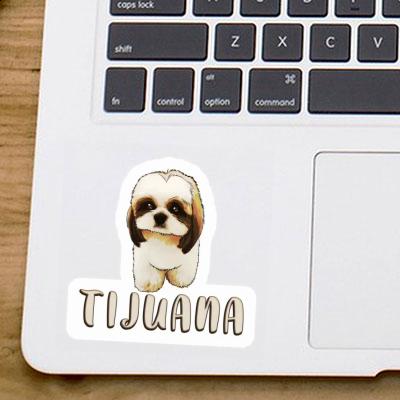 Sticker Tijuana Shih Tzu Laptop Image