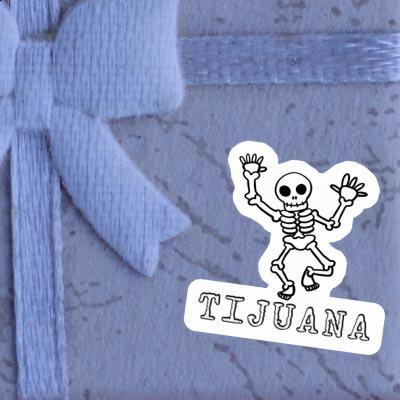 Sticker Tijuana Skeleton Notebook Image