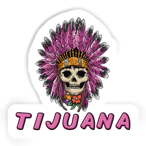 Sticker Tijuana Frauen Totenkopf Image