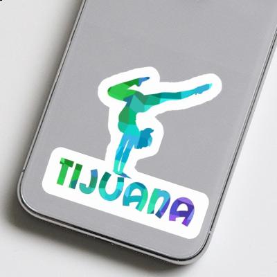 Tijuana Aufkleber Yoga-Frau Gift package Image