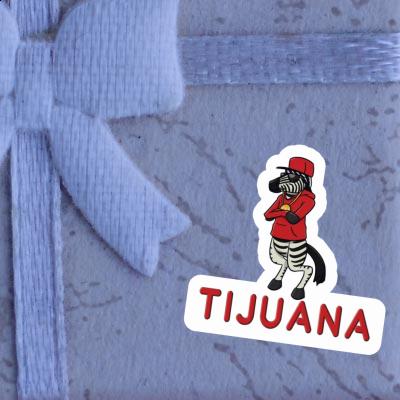 Tijuana Autocollant Zèbre Image