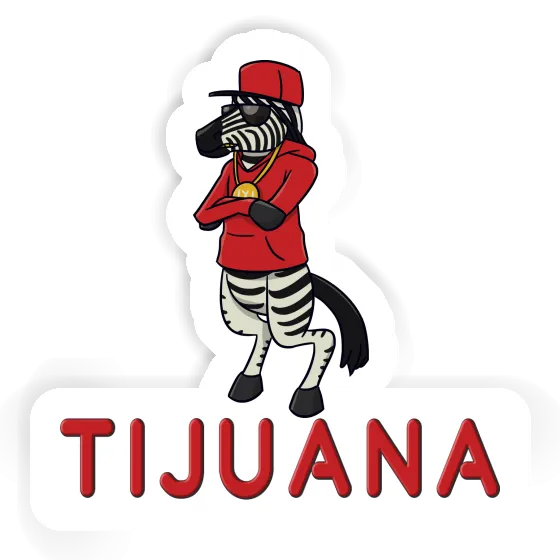 Sticker Zebra Tijuana Image