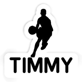 Aufkleber Basketballspieler Timmy Image