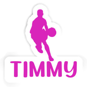 Aufkleber Basketballspieler Timmy Image