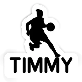 Timmy Sticker Basketballspielerin Image