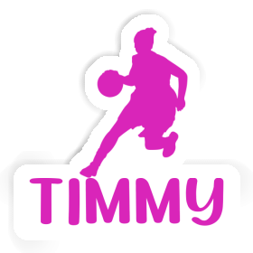 Aufkleber Basketballspielerin Timmy Image