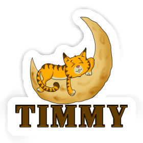 Sticker Sleeping Cat Timmy Image