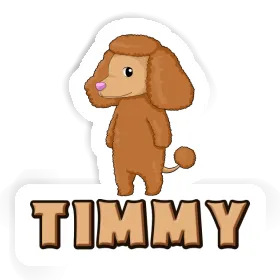 Pudel Sticker Timmy Image