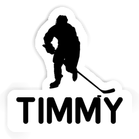 Sticker Timmy Hockey Player Image