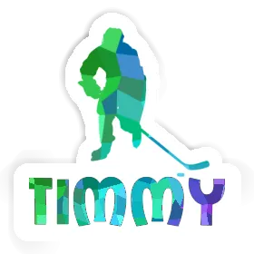 Timmy Sticker Hockey Player Image