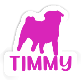 Mops Sticker Timmy Image