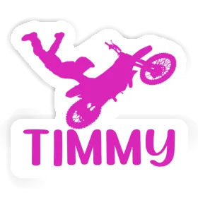 Aufkleber Timmy Motocross-Fahrer Image