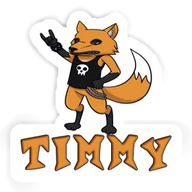 Rocker-Fuchs Aufkleber Timmy Image