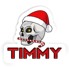 Weihnachtstotenkopf Aufkleber Timmy Image