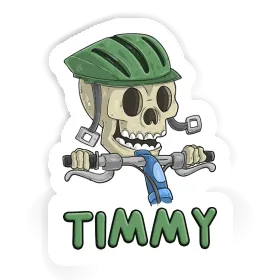 Fahrradfahrer Sticker Timmy Image