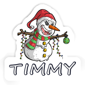 Bonhomme de neige Autocollant Timmy Image