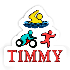 Aufkleber Triathlet Timmy Image