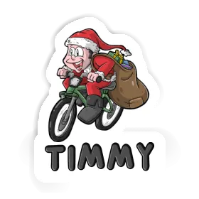 Timmy Sticker Bicycle Rider Image