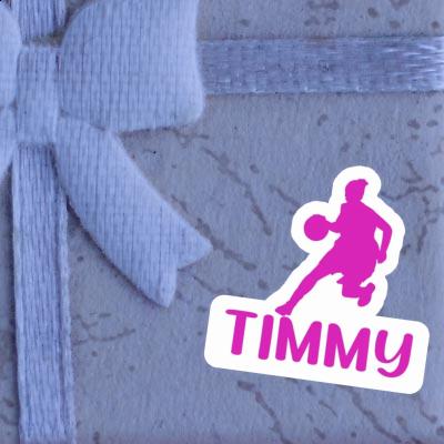 Sticker Timmy Basketball Player Notebook Image