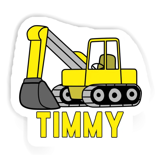 Sticker Timmy Excavator Laptop Image