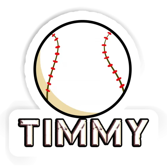 Sticker Timmy Baseball Ball Notebook Image