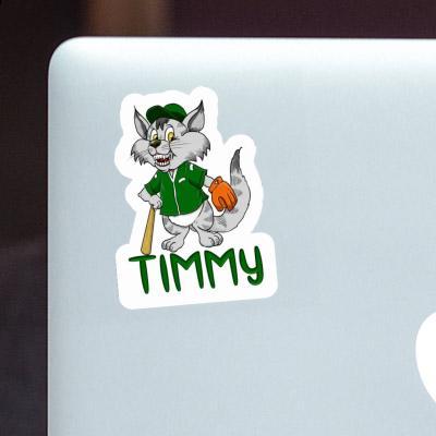 Baseball Cat Sticker Timmy Gift package Image