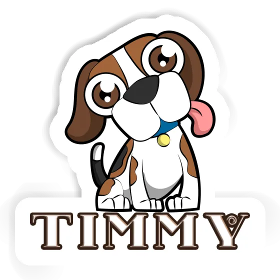 Sticker Timmy Beagle Gift package Image