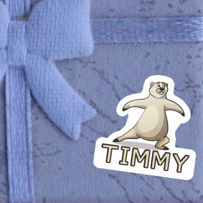 Autocollant Ours du yoga Timmy Image