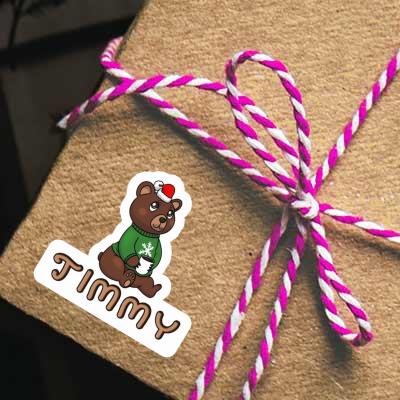 Sticker Timmy Christmas Bear Notebook Image