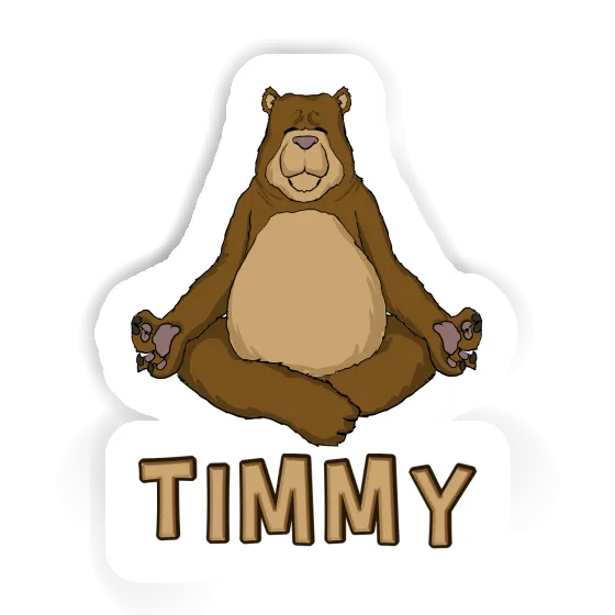 Sticker Timmy Yoga Bear Gift package Image