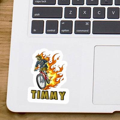 Biker Sticker Timmy Laptop Image