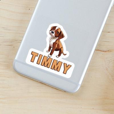 Timmy Sticker Boxer Dog Laptop Image