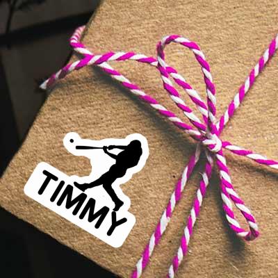 Timmy Autocollant Joueur de baseball Gift package Image