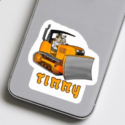 Timmy Sticker Bulldozer Notebook Image