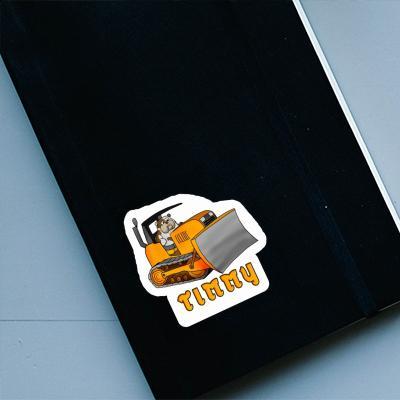 Timmy Sticker Bulldozer Laptop Image