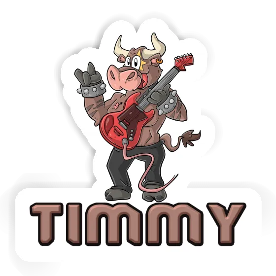 Timmy Aufkleber Gitarrist Notebook Image