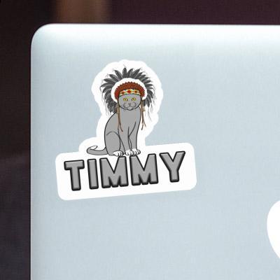 Timmy Sticker Indian Cat Image