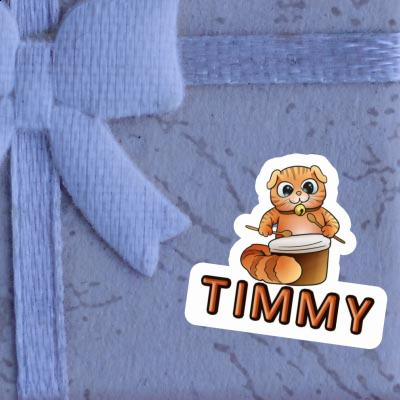 Autocollant Chat-tambour Timmy Laptop Image