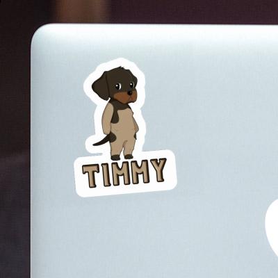 Timmy Autocollant Chien d'arrêt allemand à poil du Laptop Image