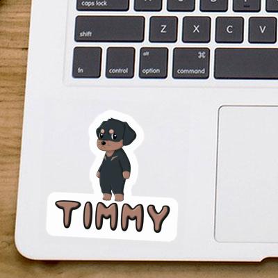 Timmy Sticker Rottweiler Laptop Image