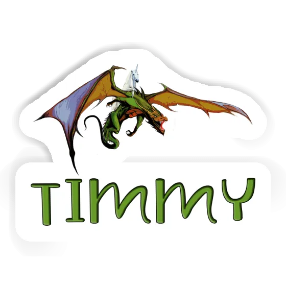 Aufkleber Drache Timmy Notebook Image