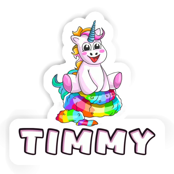 Sticker Timmy Baby-Unicorn Notebook Image