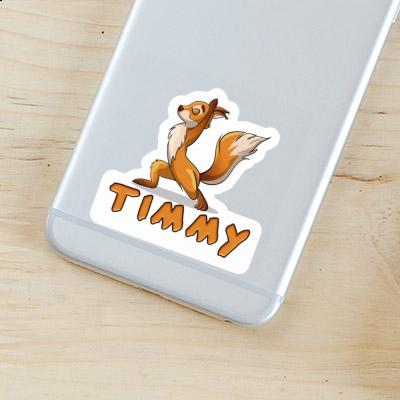 Yoga Squirrel Sticker Timmy Gift package Image