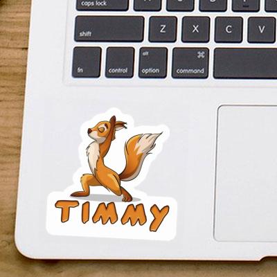 Yoga Squirrel Sticker Timmy Gift package Image