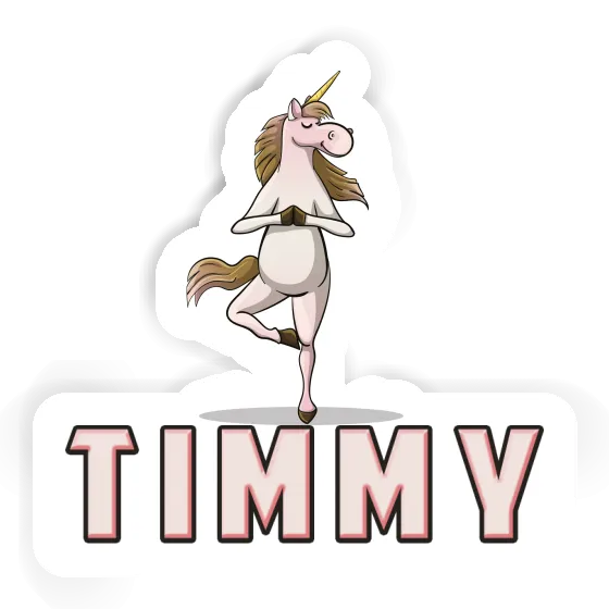 Sticker Timmy Yoga-Einhorn Gift package Image