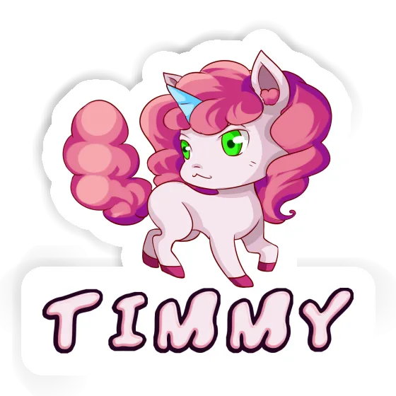 Autocollant Licorne Timmy Laptop Image