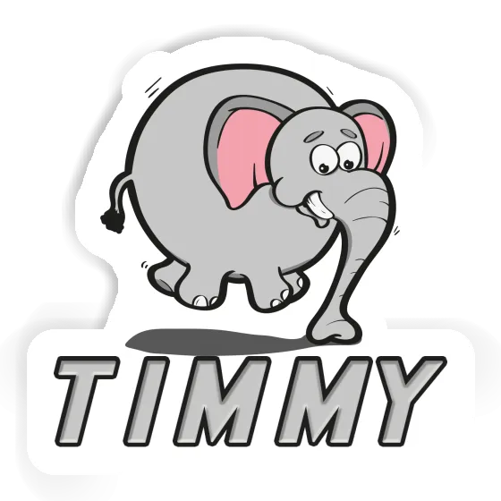 Autocollant Timmy Éléphant Gift package Image