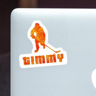 Joueur de hockey Autocollant Timmy Laptop Image