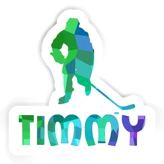 Timmy Sticker Hockey Player Laptop Image